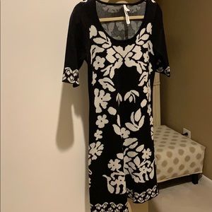 Black & White Pattern Dress